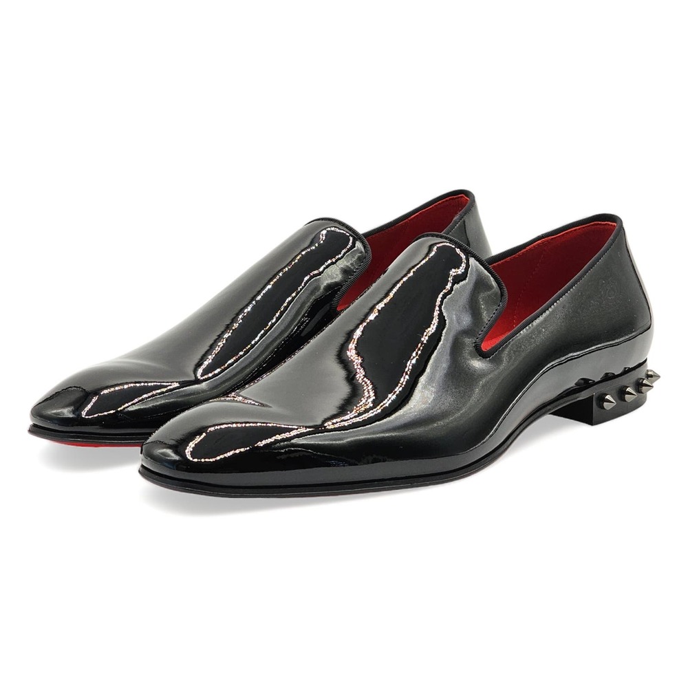 Christian Louboutin Marquees Patent Leather Shoes with spikes 43 - Picture 2 of 7
